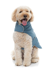 FuzzYard Life Quilted Cotton Wrap Vest - French Blue