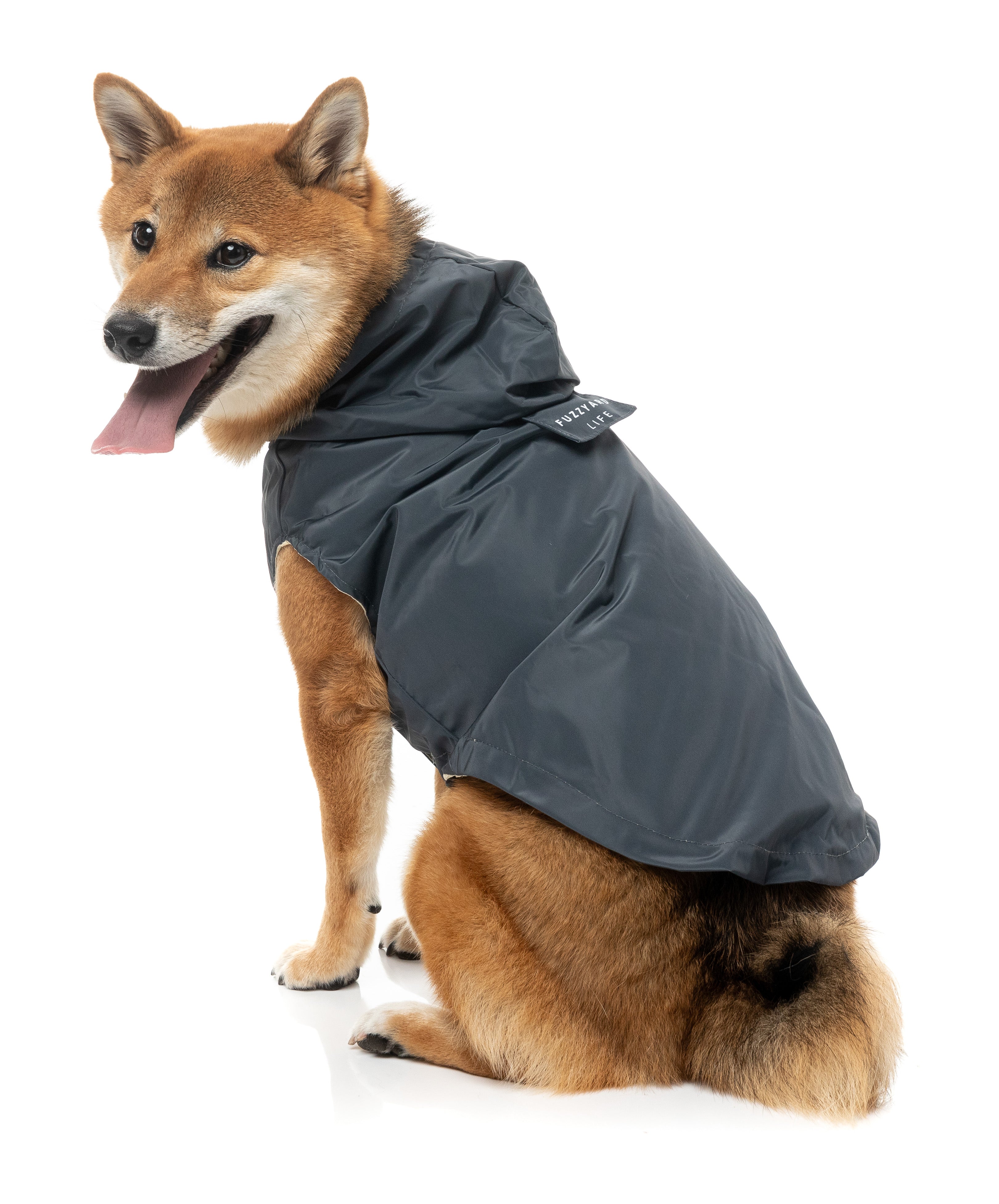 FuzzYard Life Raincoat - Slate Grey