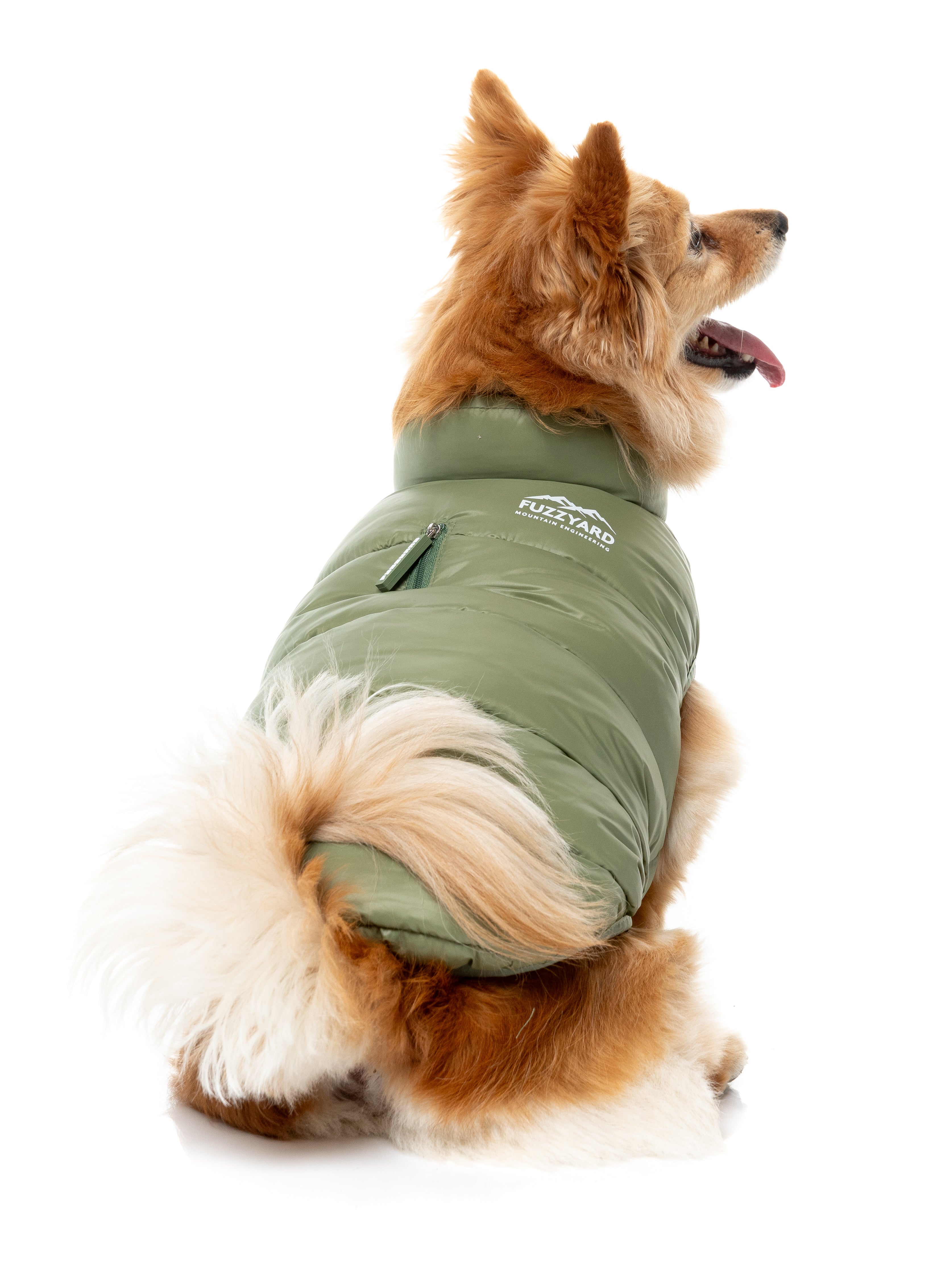 Essential Harlem Puffer Jacket - Khaki