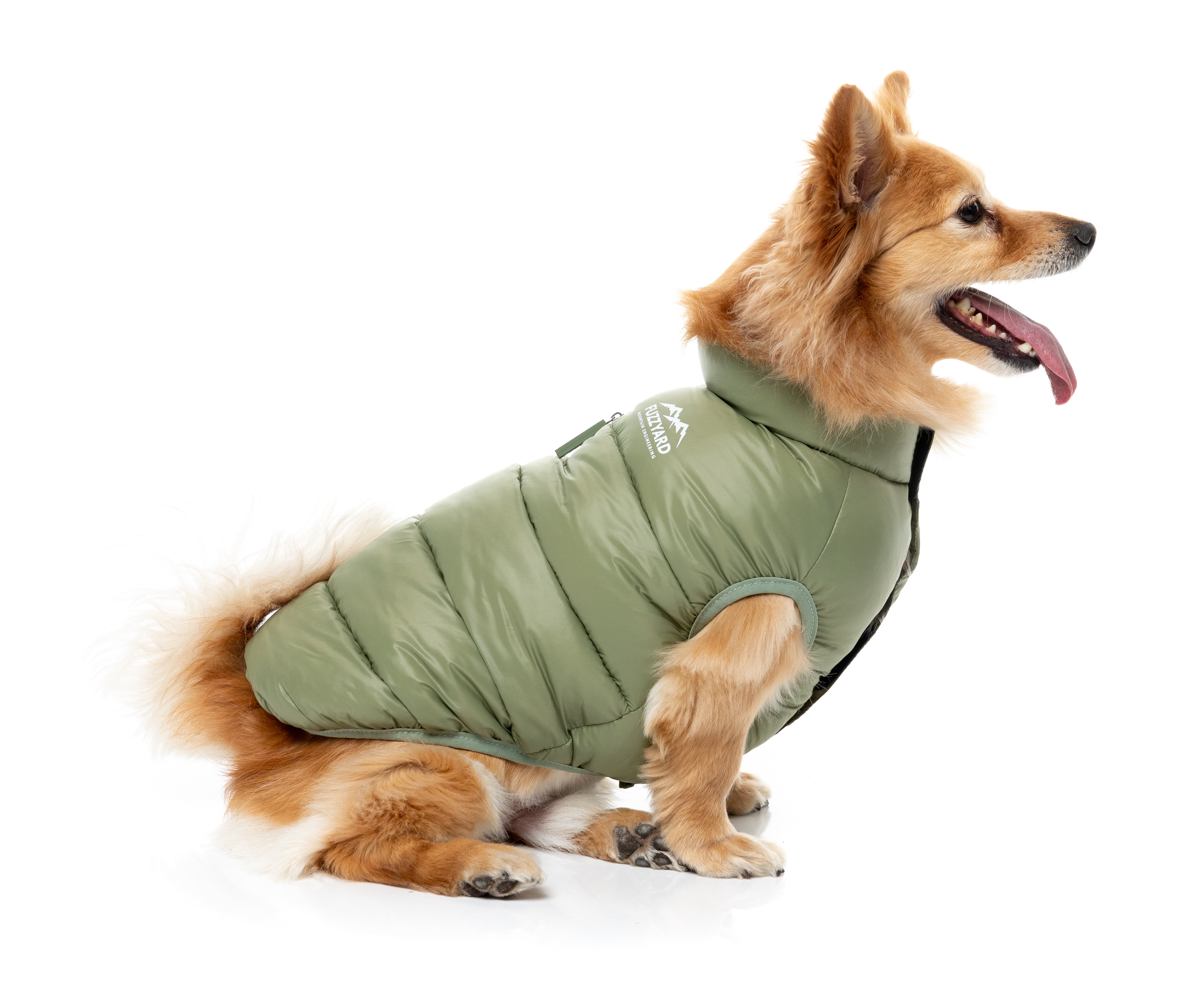 Essential Harlem Puffer Jacket - Khaki
