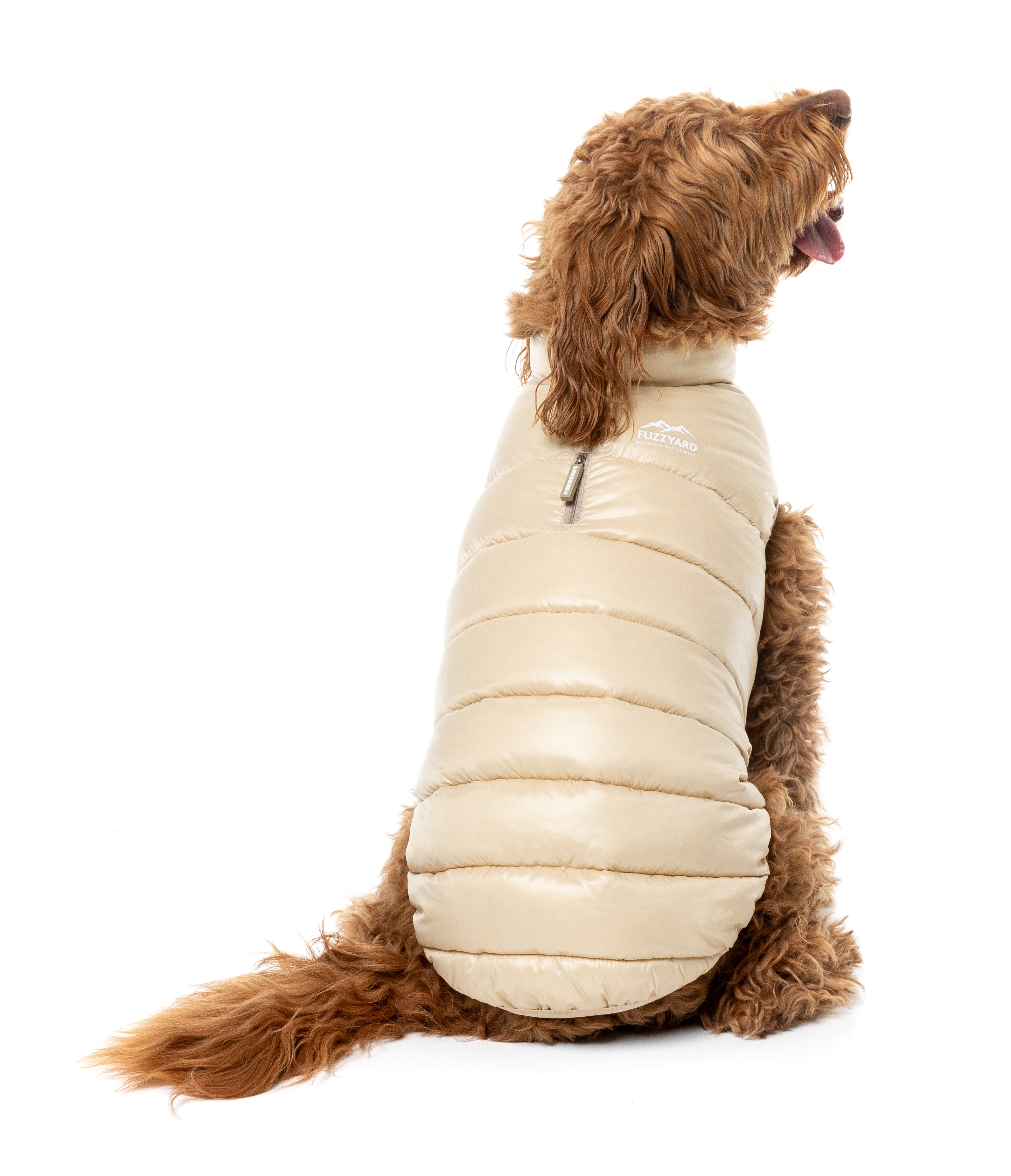 Essential Harlem Puffer Jacket - Beige