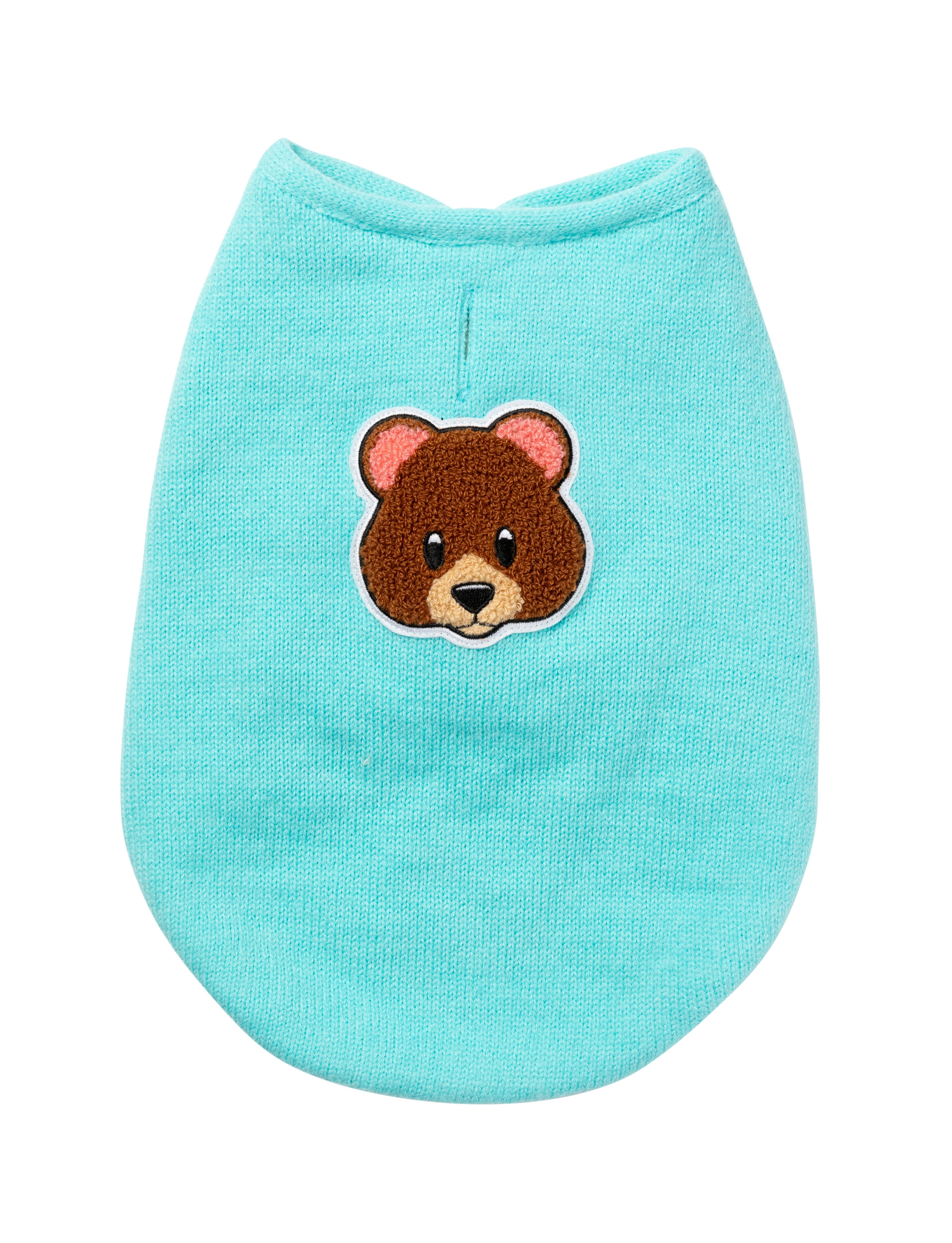 Fuzzbear Knit Jacket - Aqua