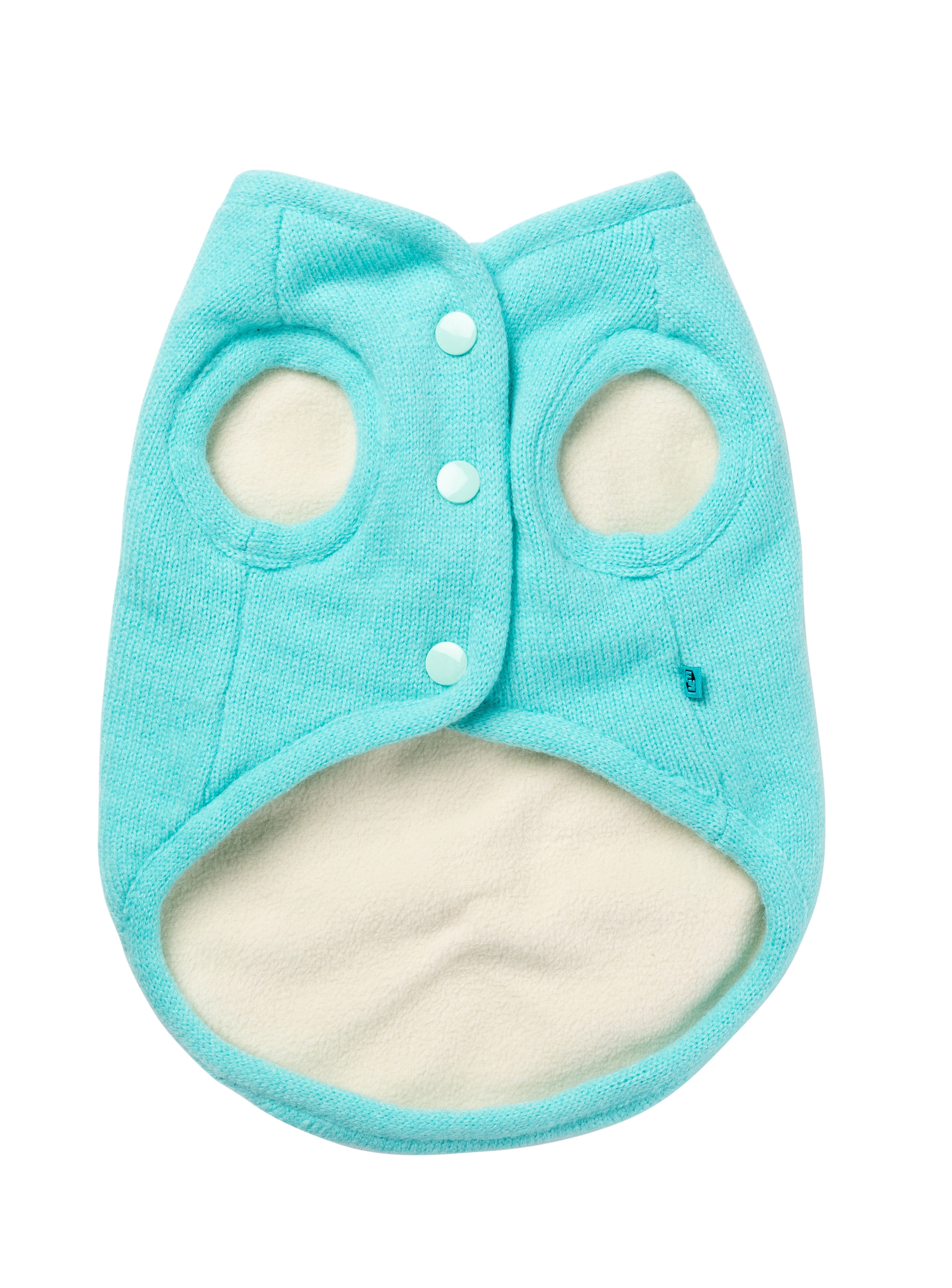 Fuzzbear Knit Jacket - Aqua