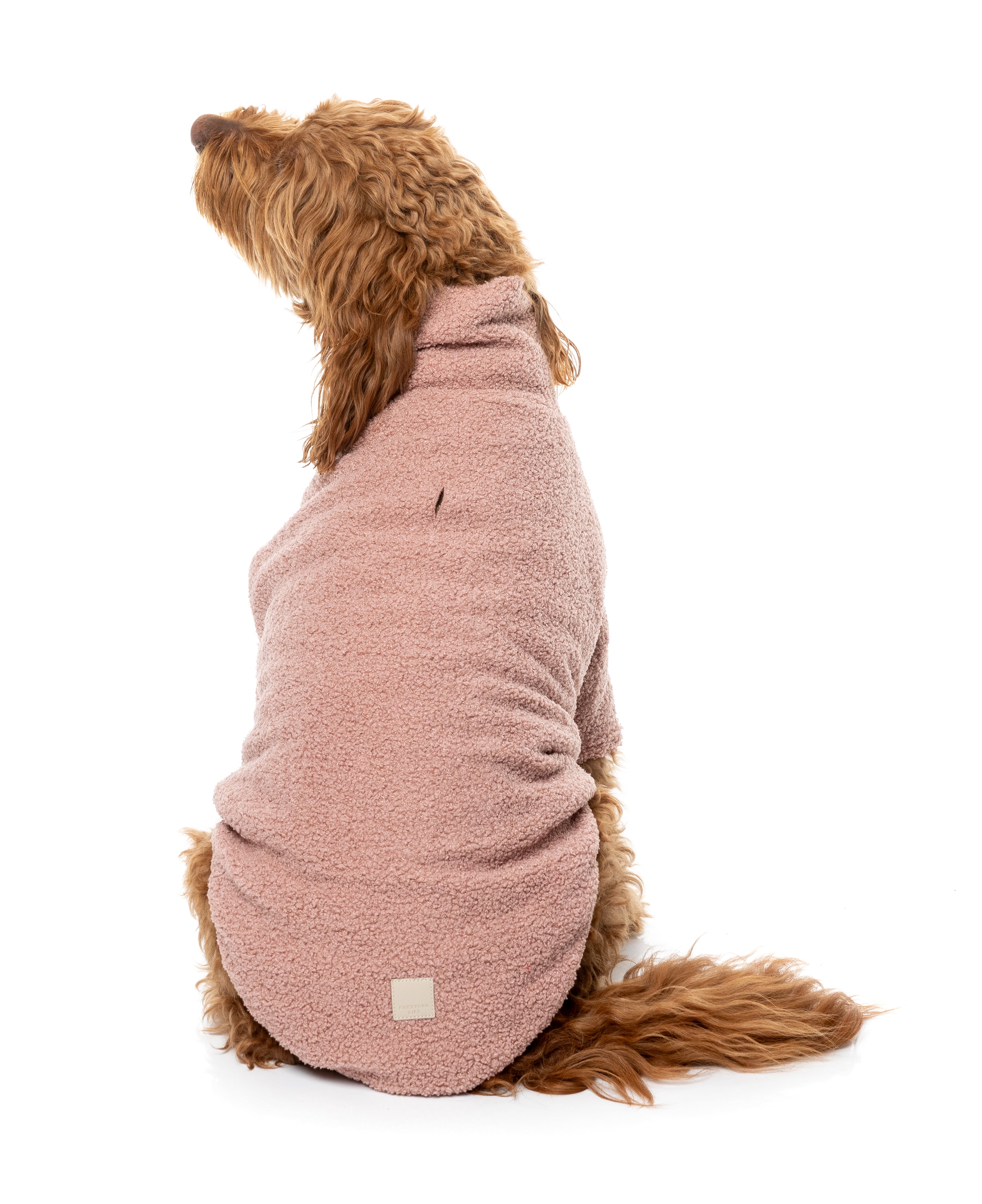 FuzzYard Life Boucle Sweater - Soft Blush