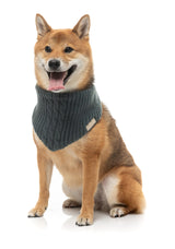 FuzzYard Life Knitted Bandana - Slate Grey