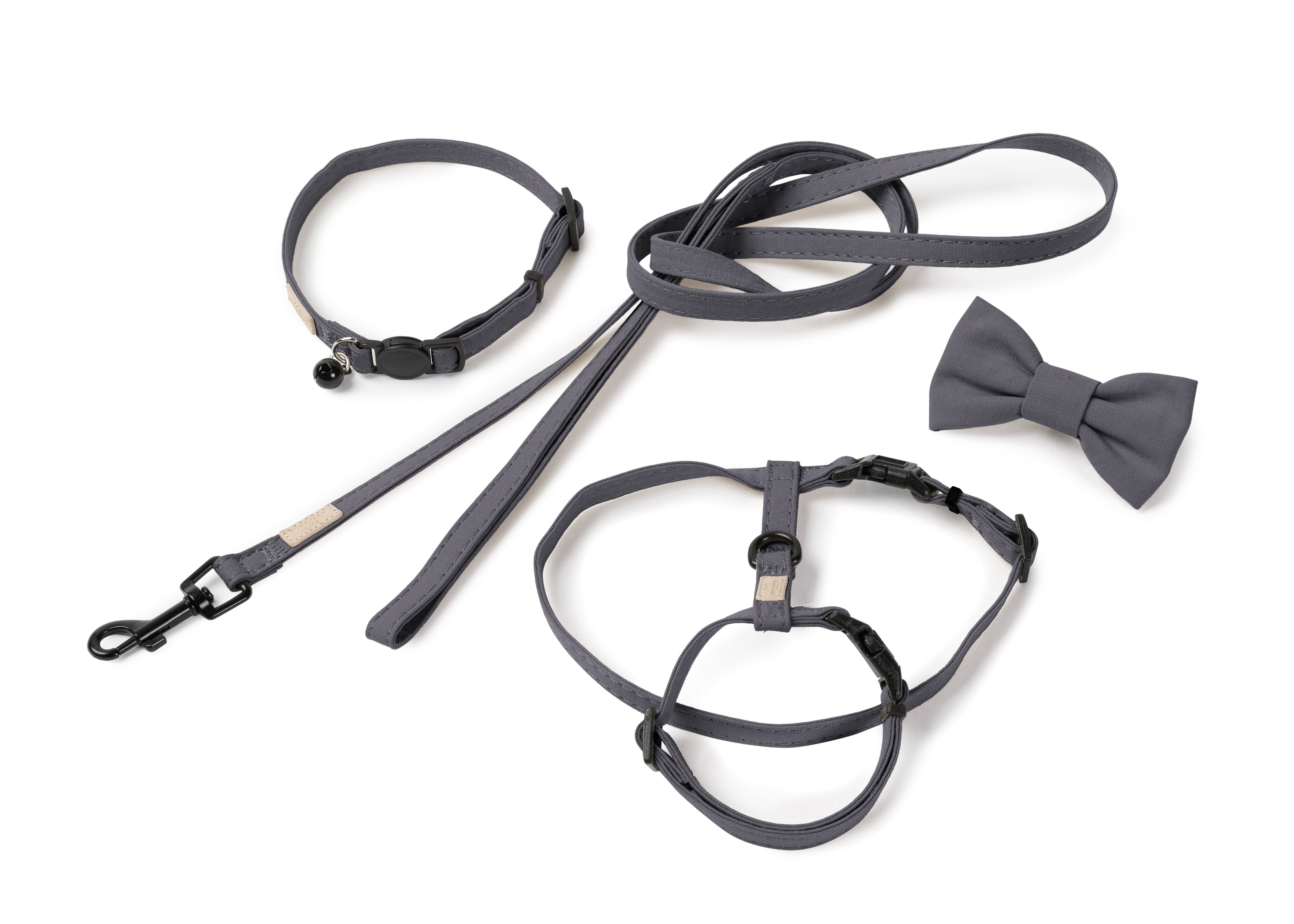 FuzzYard Life Cat Walking Set - Slate Grey