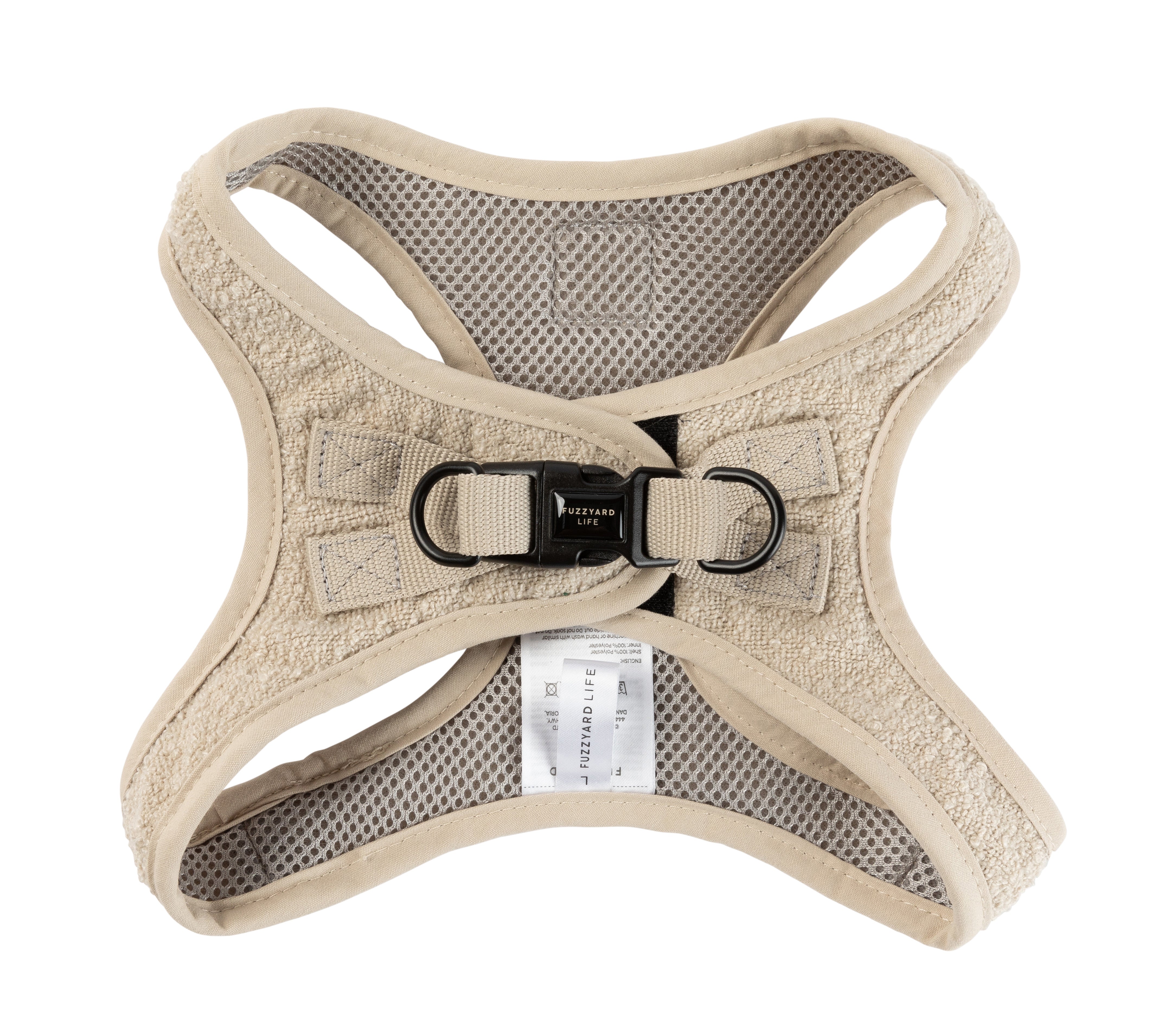 FuzzYard Life Boucle Step-In Harness - Sandstone