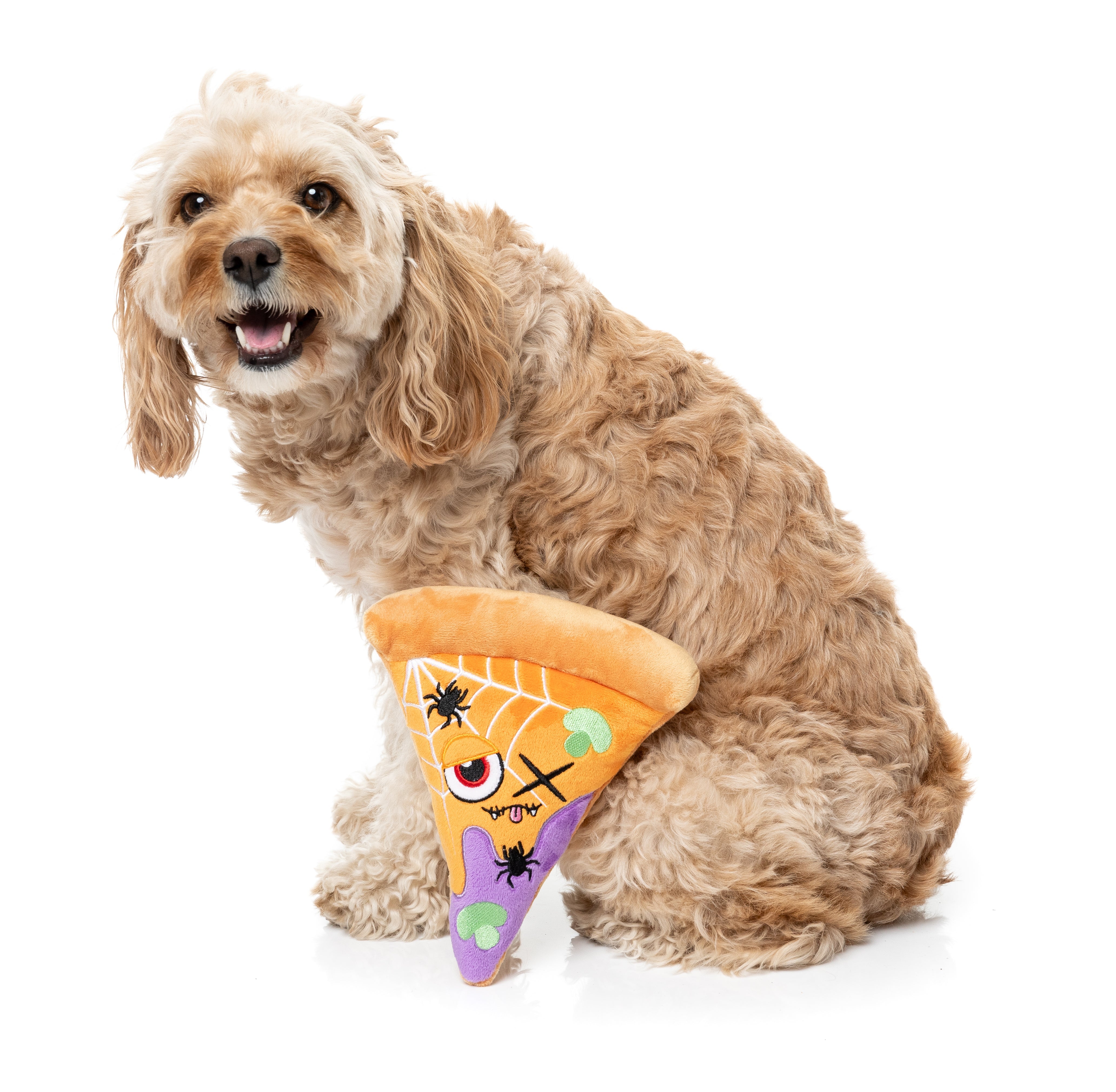 FuzzYard Dog Toy - Web-Eroni Pizza
