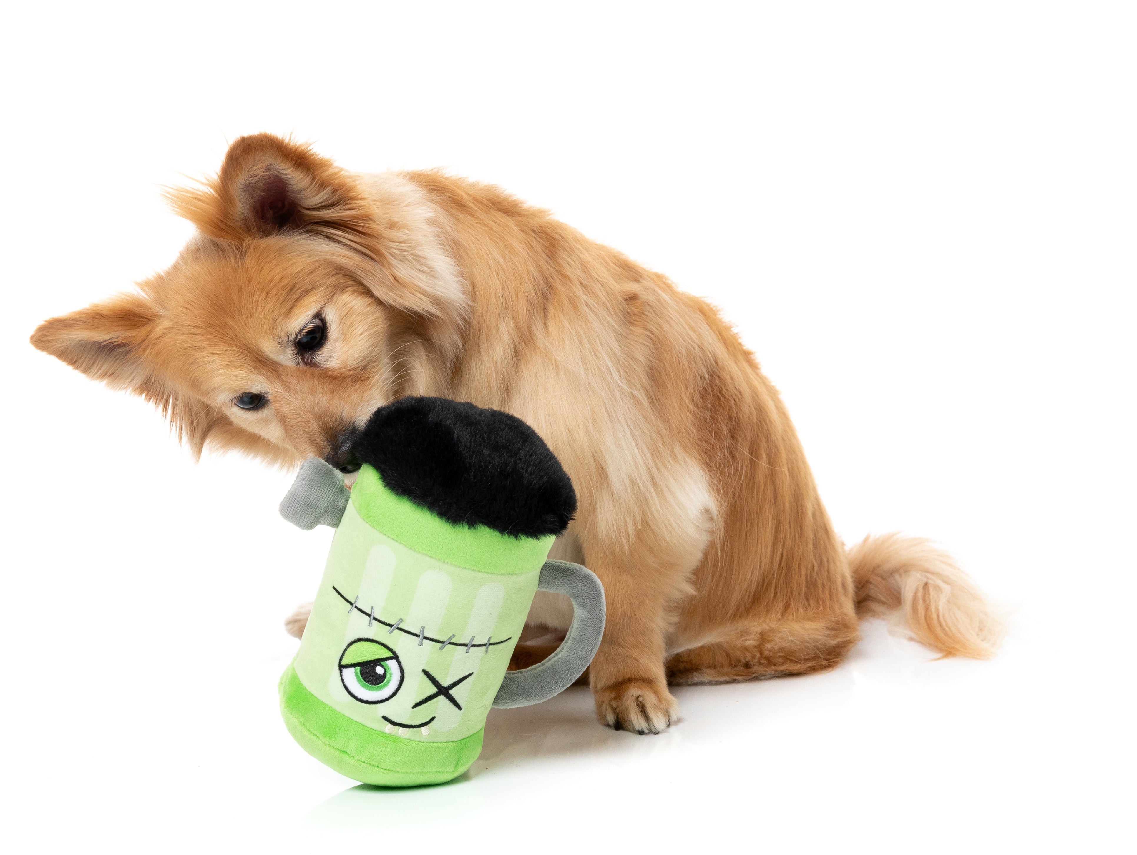 FuzzYard Dog Toy - Franken-Stein Beer