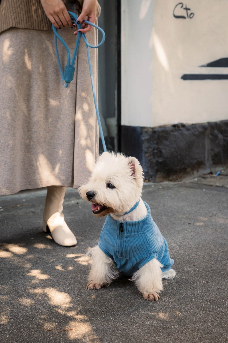 FuzzYard Life Atelier Dog Rope Lead - French Blue