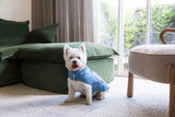 FuzzYard Life Quilted Cotton Wrap Vest - French Blue by FuzzYard Life