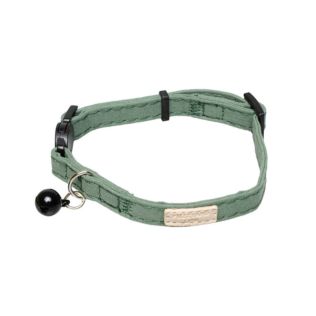 FuzzYard Life Cat Collar - Myrtle Green by FuzzYard