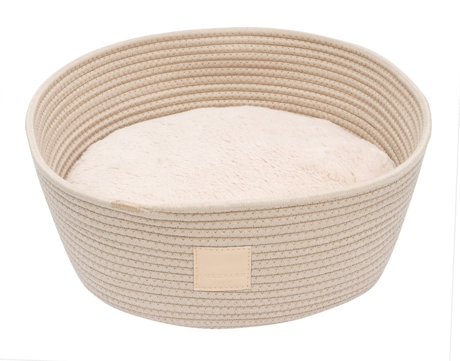 FuzzYard Life Rope Pet Basket Bed - Sandstone