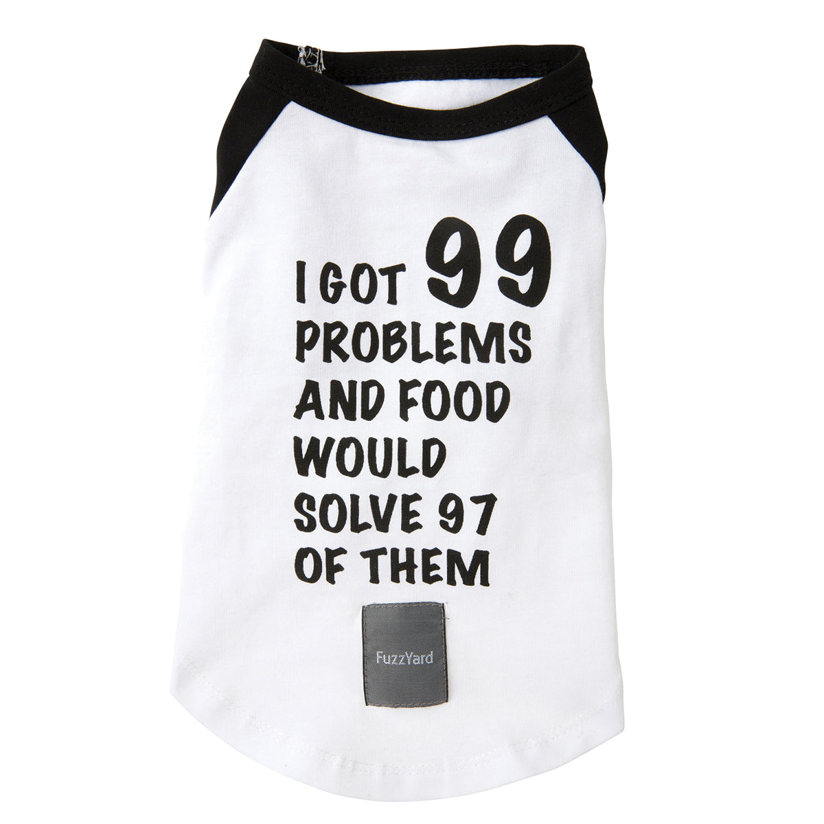 FuzzYard 99 Problems t-shirt for dogs