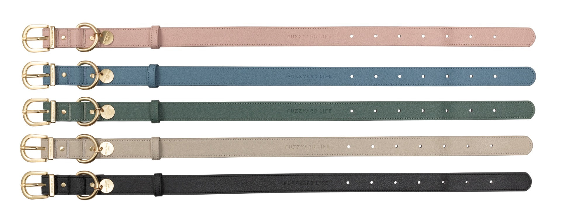 FuzzYard Life Atelier Dog Collar - Slate Grey