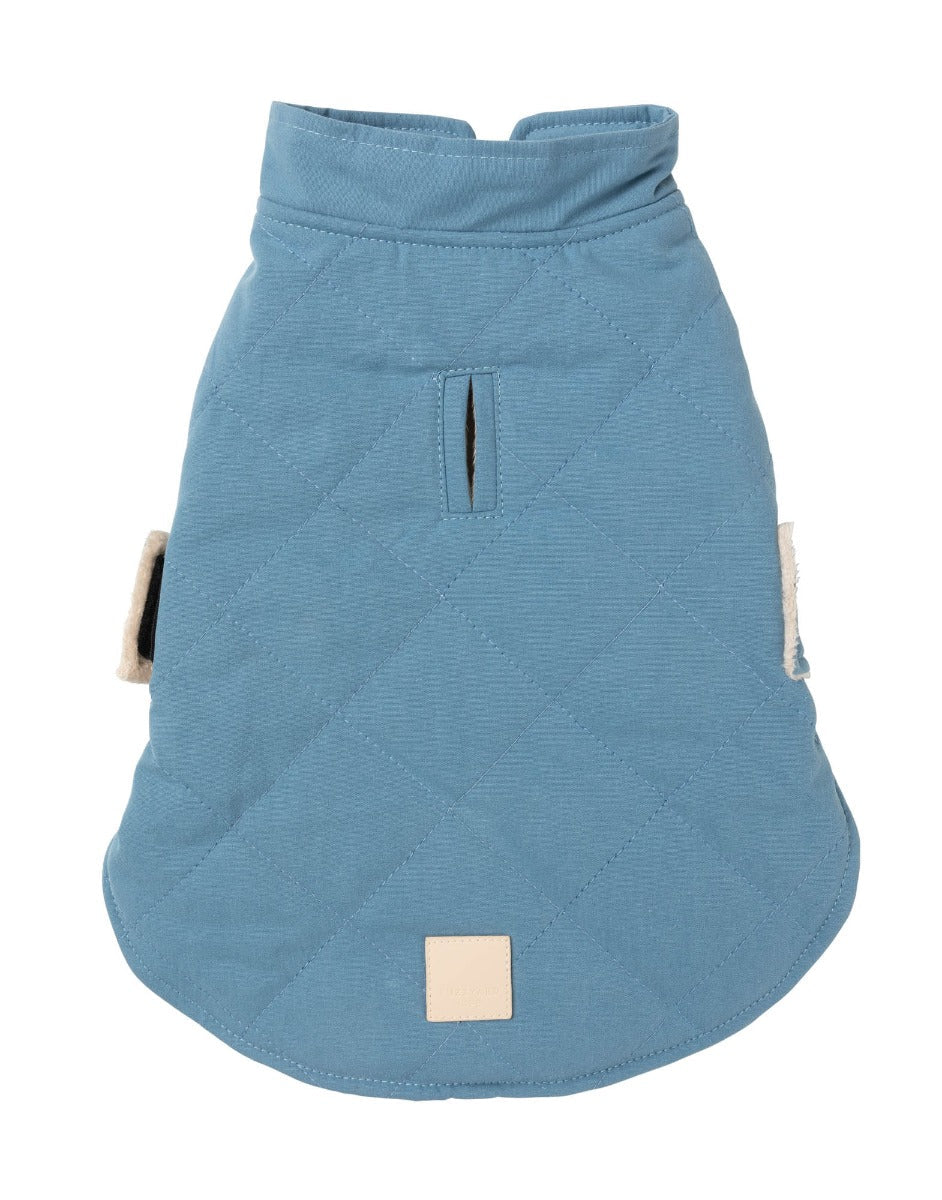 FuzzYard Life Quilted Cotton Wrap Vest - French Blue by FuzzYard Life