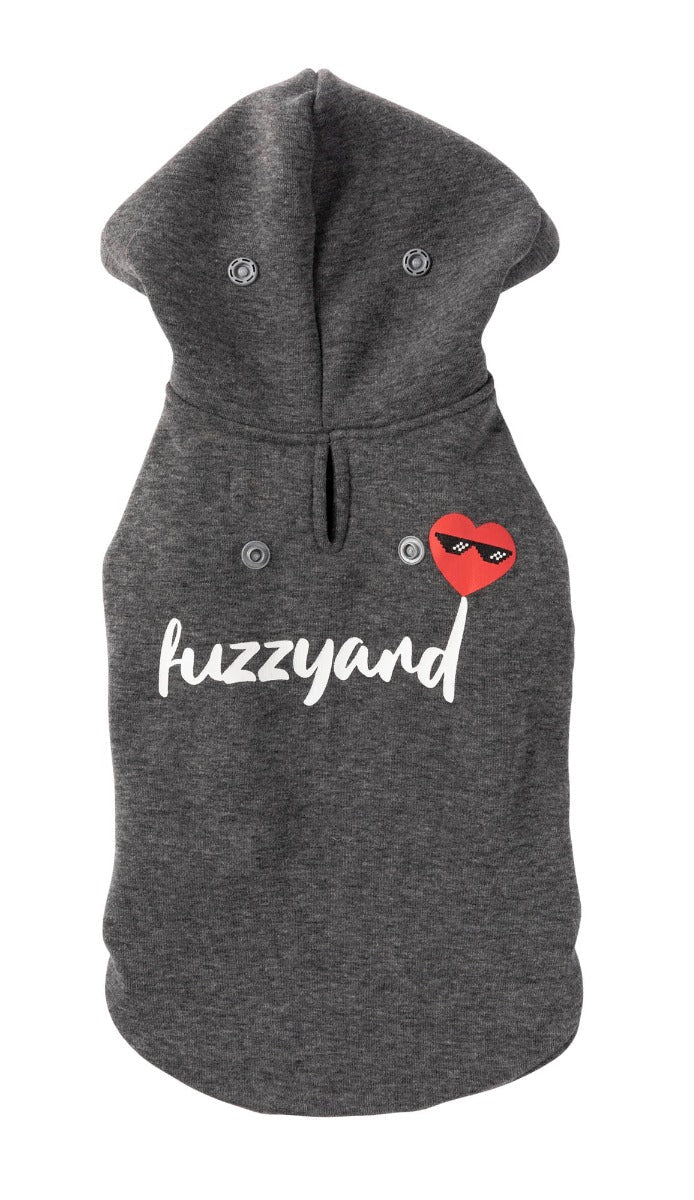 grey heartbreaker hoodie for dogs