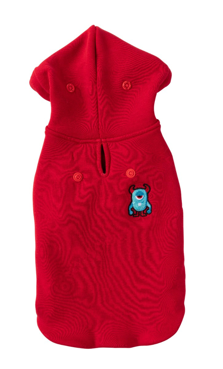Red Yardsters Hoodie For Dogs