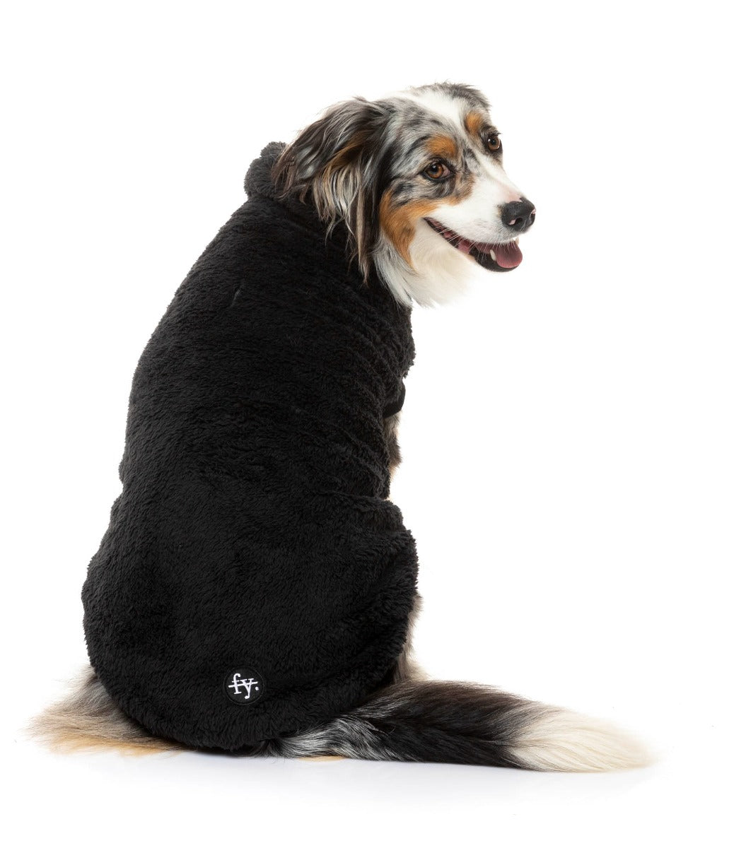 Black Turtle Teddy Sweater For Dogs - By FuzzYard