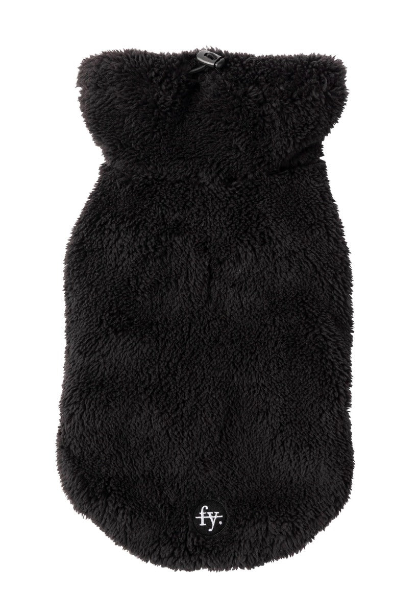 Black Turtle Teddy Sweater For Dogs - By FuzzYard