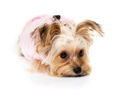 York shire terrier in Pink Turtle Teddy Sweater For Dogs - By FuzzYard