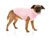 Griffon in Pink Turtle Teddy Sweater For Dogs - By FuzzYard