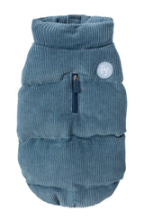 Mosman puffer Jacket In washed blue