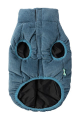 Mosman puffer Jacket In washed blue
