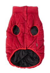 Mosman Puffer Jacket In Red - FuzzYard