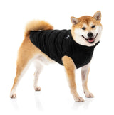 Shibu in Mosman Puffer Jacket In Black for dogs - FuzzYard