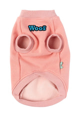 The Woof Sweater in pink by FuzzYard