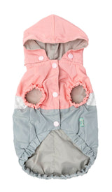 The Seattle Jacket in pink and grey by FuzzYard.