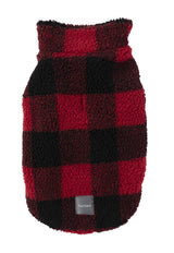 The Lumberjack Jacket in Black & Red by FuzzYard