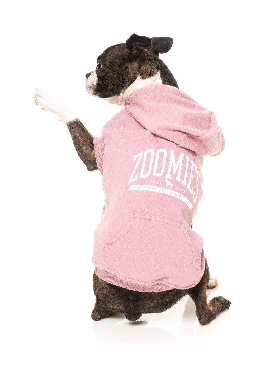 Zoomies Hoodie - Pink by Fuzzyard