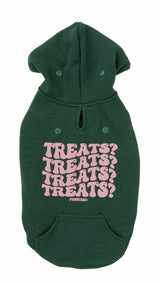 Treats Hoodie - Green by Fuzzyard