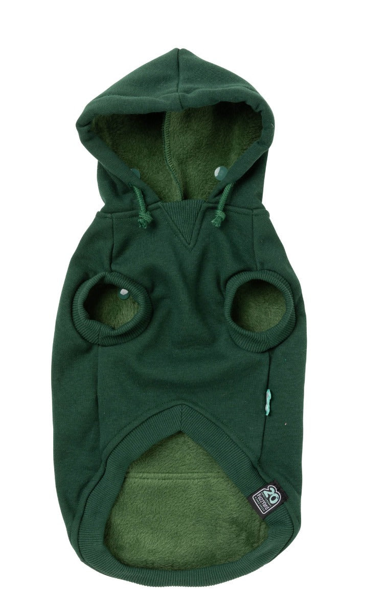 Treats Hoodie - Green by Fuzzyard