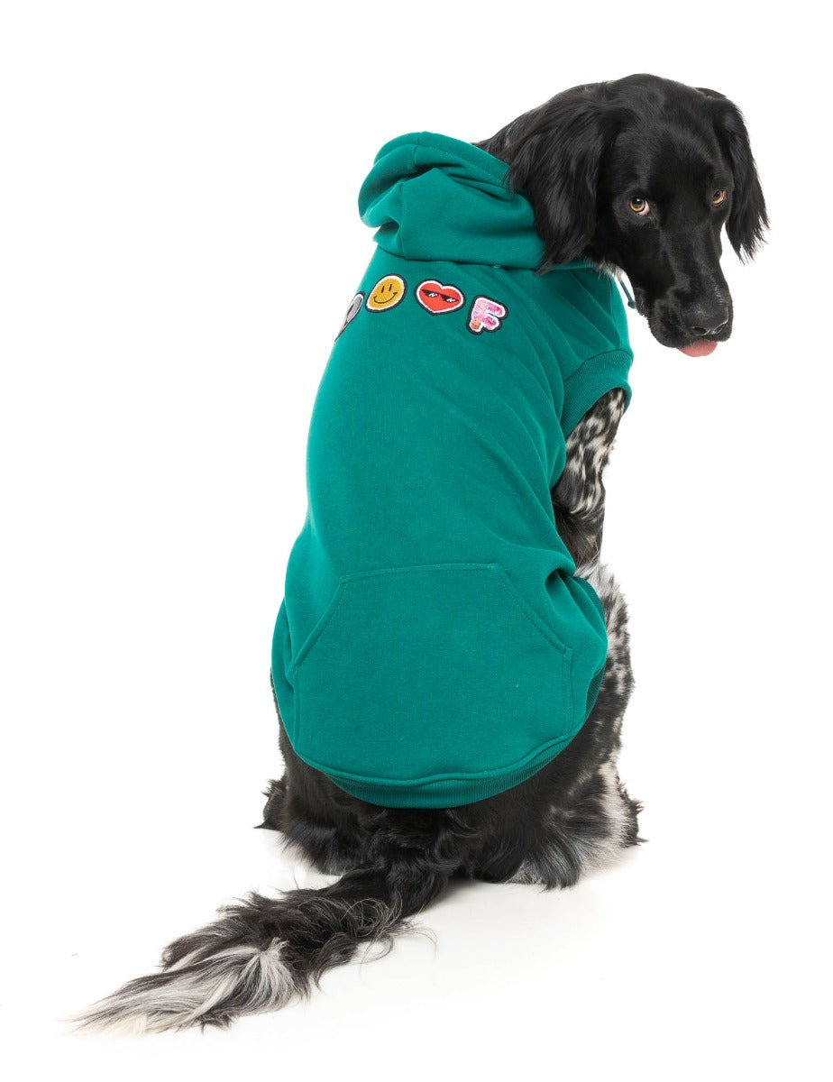 Wooftagram Hoodie - Green by Fuzzyard