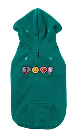 Wooftagram Hoodie - Green by Fuzzyard