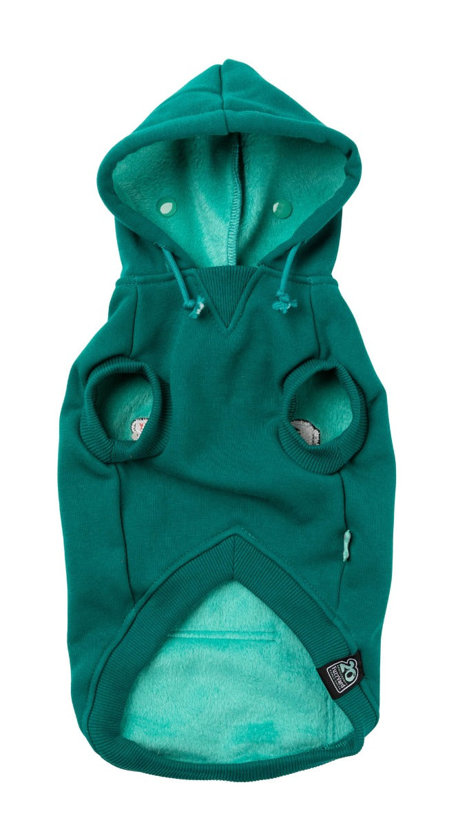 Wooftagram Hoodie - Green by Fuzzyard