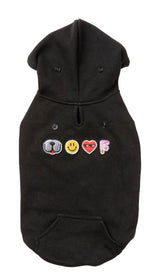 Wooftagram Hoodie - Black by Fuzzyard