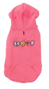 Wooftagram Hoodie - Pink by Fuzzyard