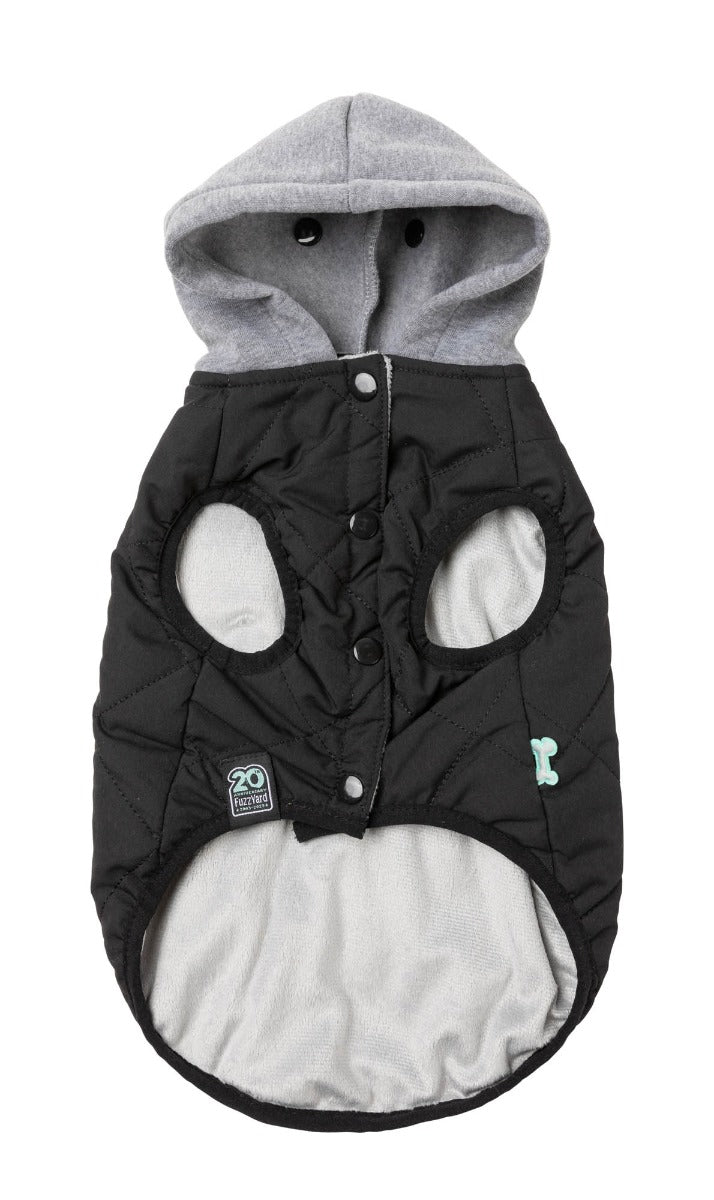 Cremorne Hoodie - Black by FuzzYard