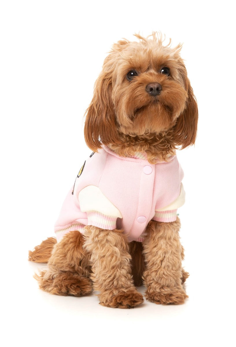 The Letterman Jacket - Pink by FuzzYard