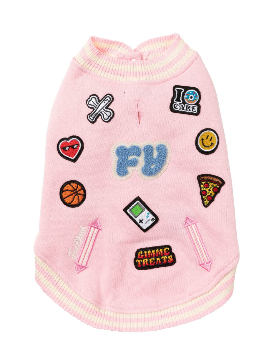 The Letterman Jacket - Pink by FuzzYard