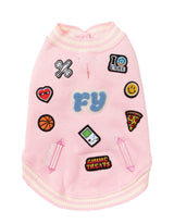 The Letterman Jacket - Pink by FuzzYard