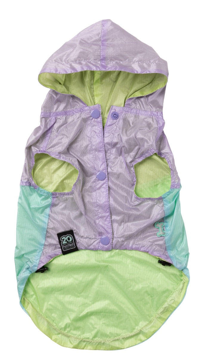 Ormond Raincoat - Purple/Blue by Fuzzyard