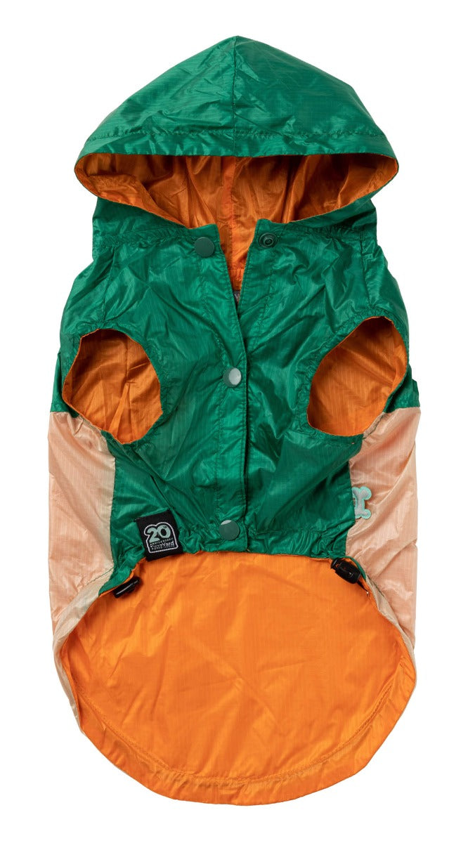 Ormond Raincoat - Green/Beige by Fuzzyard