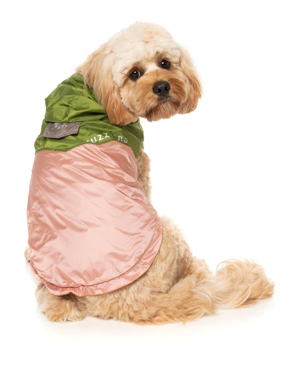 Ormond Raincoat - Olive/Pink by Fuzzyard