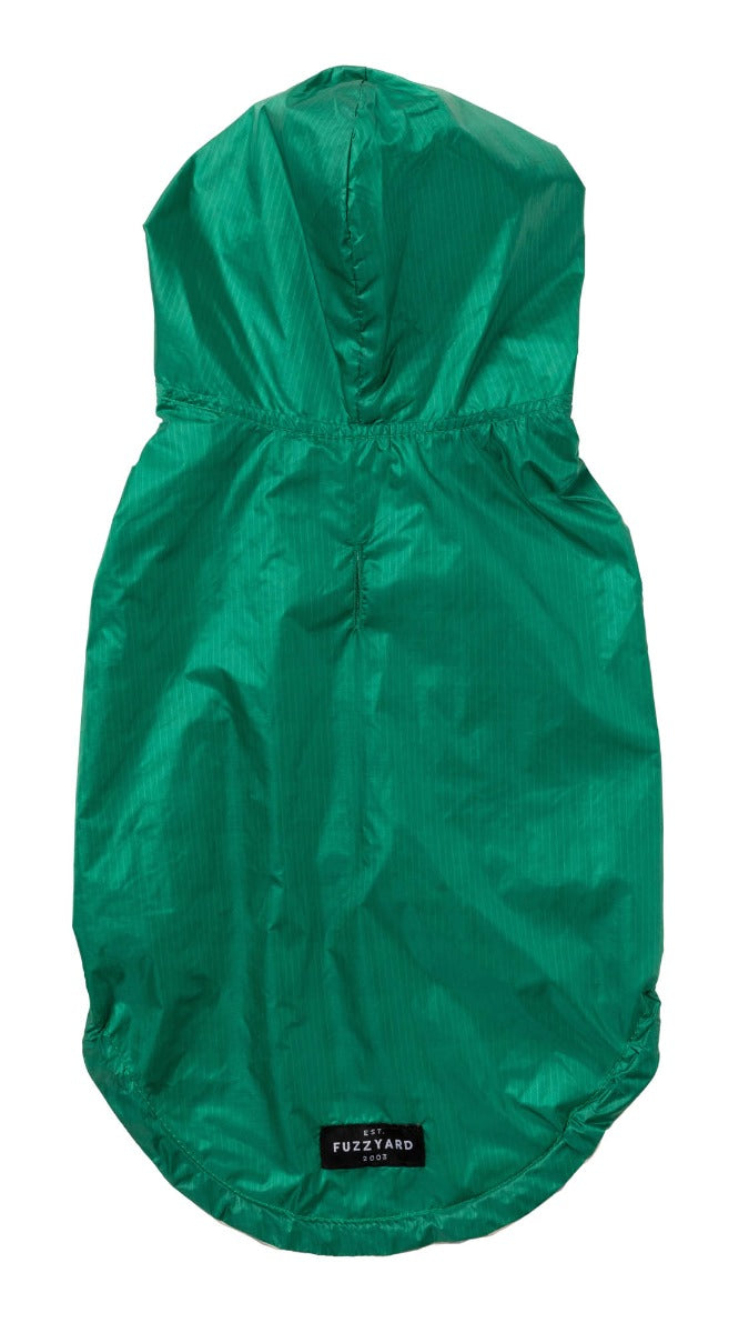Flipside Raincoat - Green/Beige by FuzzYard