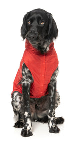 Flipside Raincoat - Red/Black/White by FuzzYard